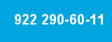 922 290-60-11 922 290-60-11